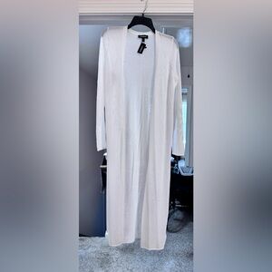 Express Women White Cardigan size S